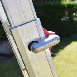 BPS Échelles télescopiques multifonctions Échelle en aluminium Escabeau 150 kg Load Certifiée EN131 4.10 m