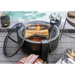 Brasero - LIVOO - DOC286 - Surface de cuisson 47,5 cm - Acier peint noir