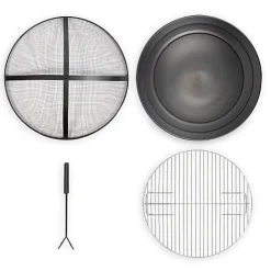 Brasero - LIVOO - DOC286 - Surface de cuisson 47,5 cm - Acier peint noir