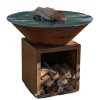 Brasero Classique Corten 103 Double Cuve