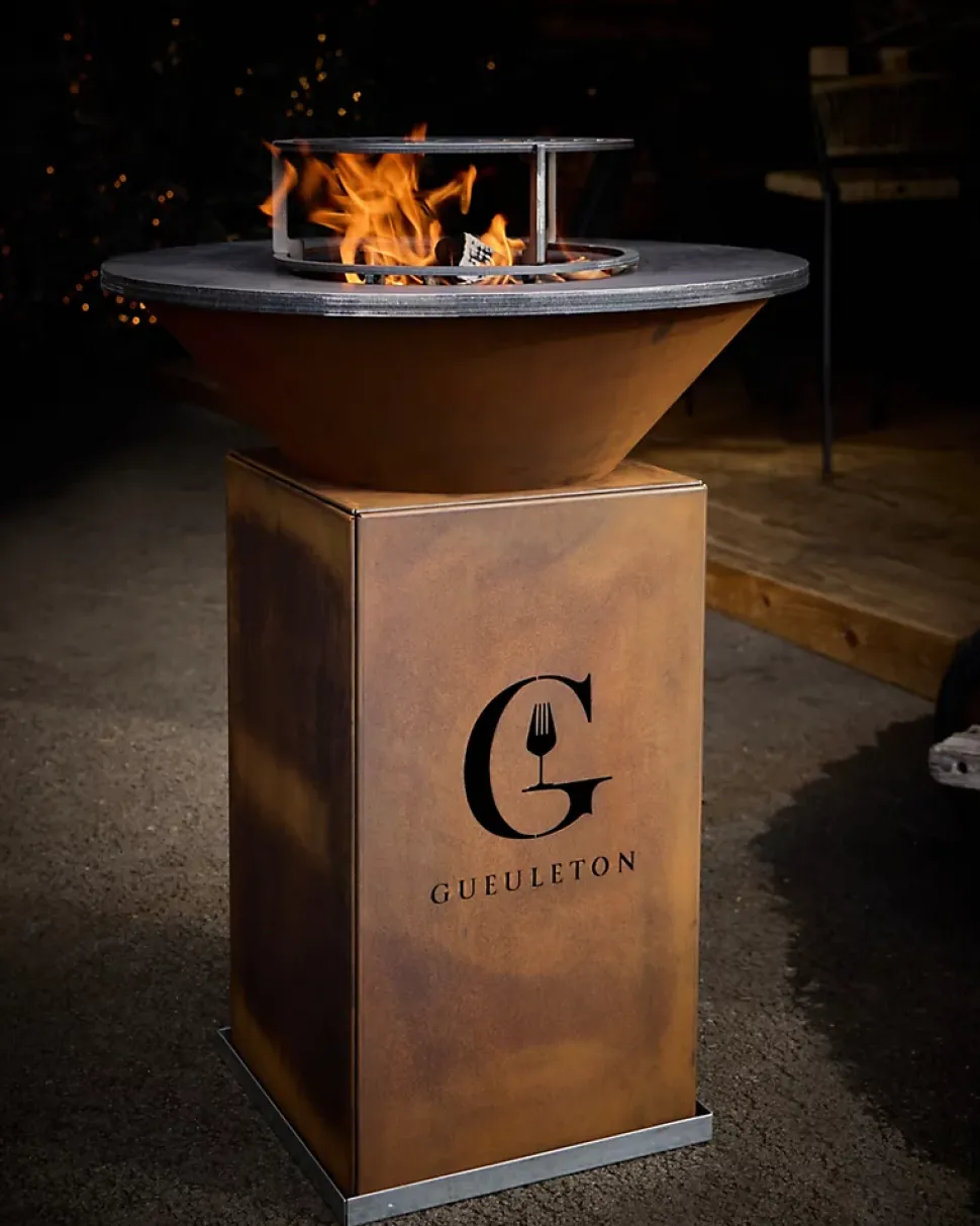 Brasero de cuisson en acier corten Ø.75 cm Gueuleton