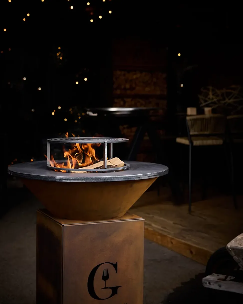 Brasero de cuisson en acier corten Ø.75 cm Gueuleton