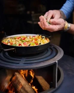 Brasero de cuisson en acier corten Ø.75 cm Gueuleton