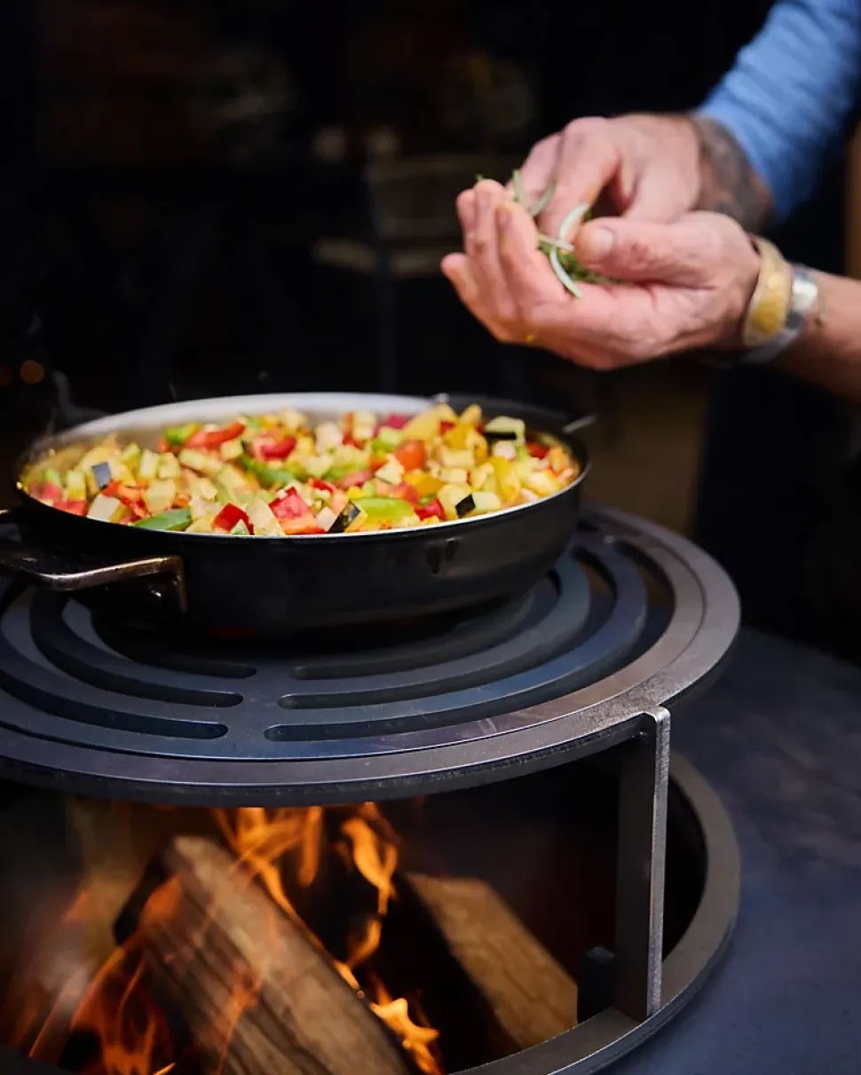 Brasero de cuisson en acier corten Ø.75 cm Gueuleton