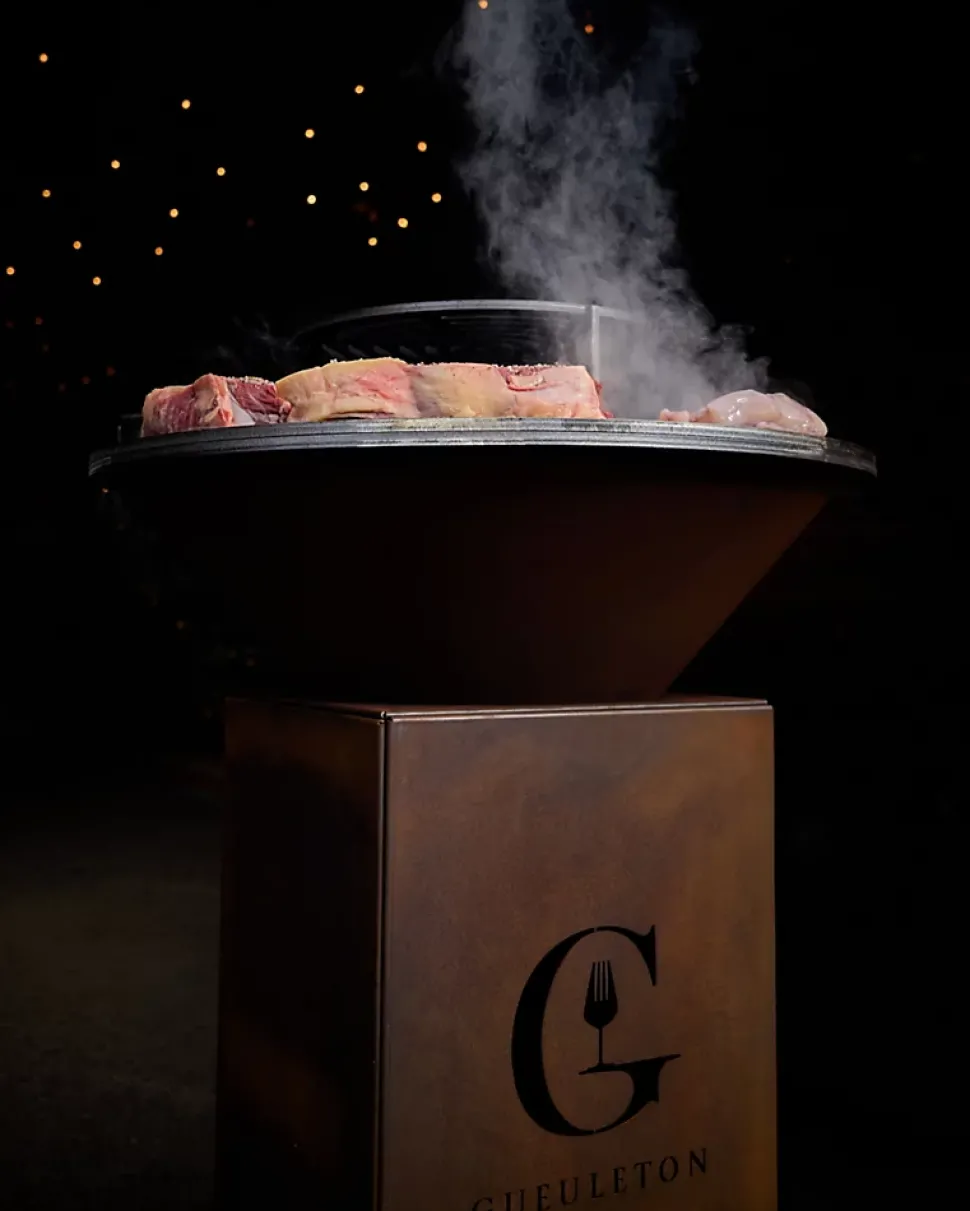 Brasero de cuisson en acier corten Ø.75 cm Gueuleton