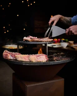 Brasero de cuisson en acier corten Ø.75 cm Gueuleton