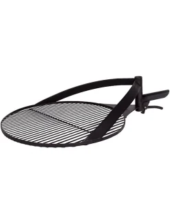 Brasero de jardin SOLAFA 80cm avec grille en acier 60 cm