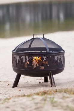 Braséro Décoratif Blazer avec grille et tisonnier