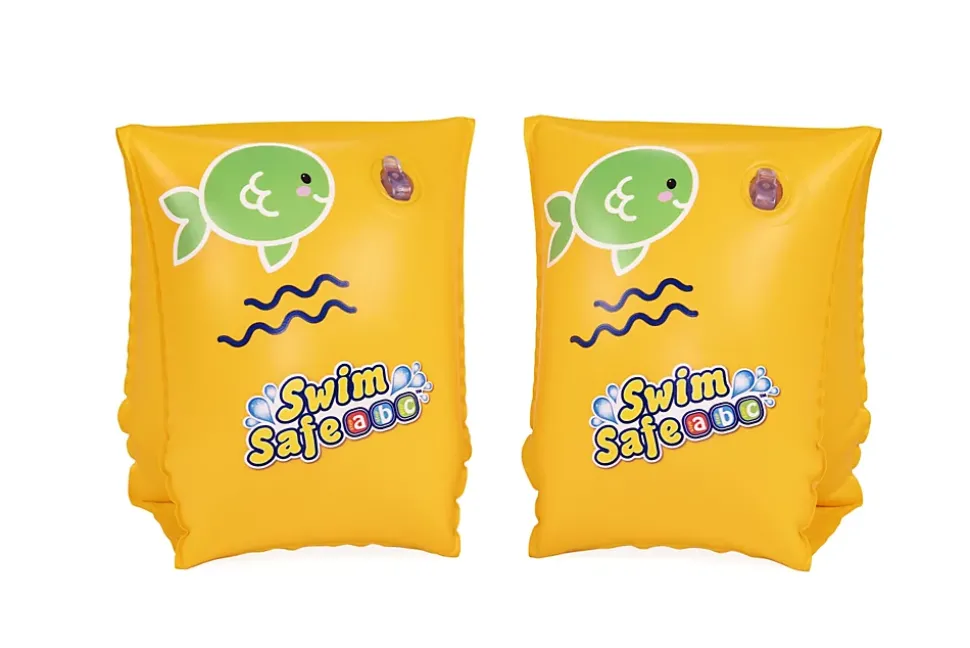 Brassard de natation Bestway pour enfant de 3 à 6 ans l.25 x l.15 cm jaune vendu par 2