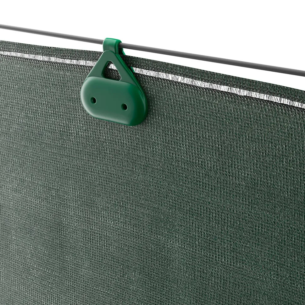 Brise vue tissé vert L.10 x h.1,8 m Klikstrom