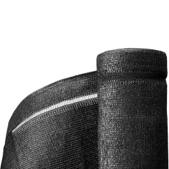 Brise vue toile en rouleau haute densité Occultation très élevée (350gr/m²) H 1m03 longueur 5M - Noir
