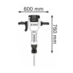 Brise-béton Bosch Professional Gsh 27 Vc 2000 W