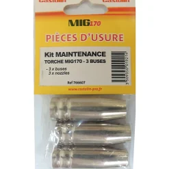 Buse de torche Castolin MIG170, lot de 3
