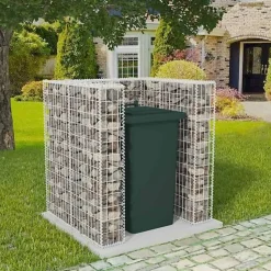 Cadre à gabion - vidaXL - 110 x 100 x 120 cm - Acier galvanisé - Rectangulaire - Durable