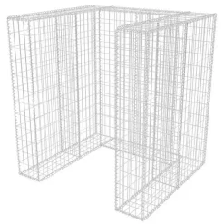 Cadre à gabion - vidaXL - 110 x 100 x 120 cm - Acier galvanisé - Rectangulaire - Durable