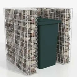 Cadre à gabion - vidaXL - 110 x 100 x 120 cm - Acier galvanisé - Rectangulaire - Durable
