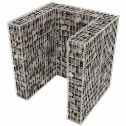 Cadre à gabion - vidaXL - 110 x 100 x 120 cm - Acier galvanisé - Rectangulaire - Durable