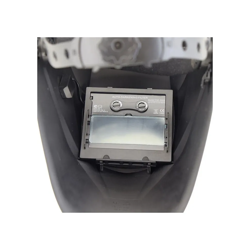 Cagoule de soudure LCD Masque de soudure automatique teinte variable 9 à 13 - alimentation solaire VITO