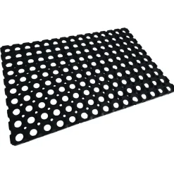 Caillebotis caoutchouc 40 x 60 Noir OSE