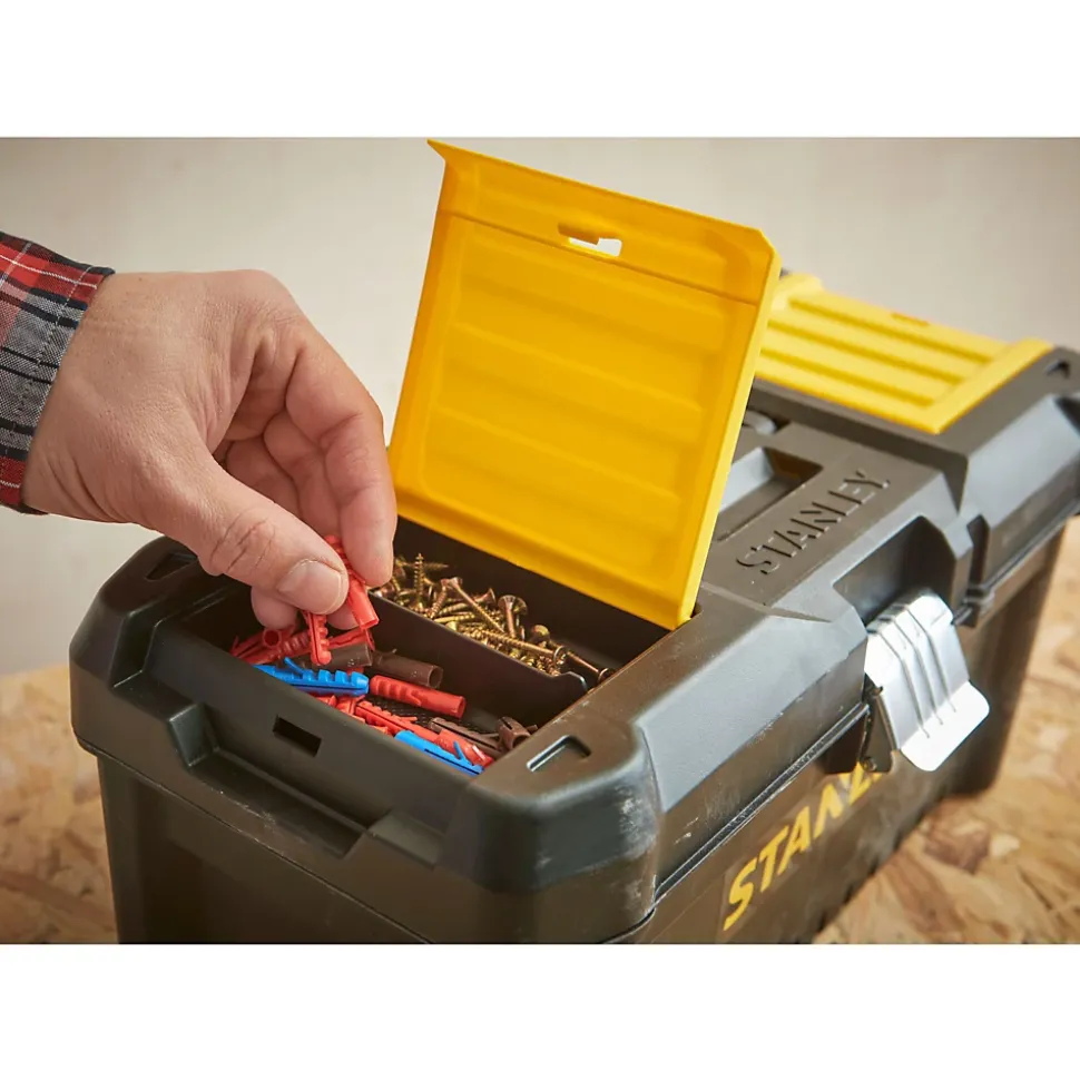 Caisse à outils vide cadenassable plastique Stanley 40 cm