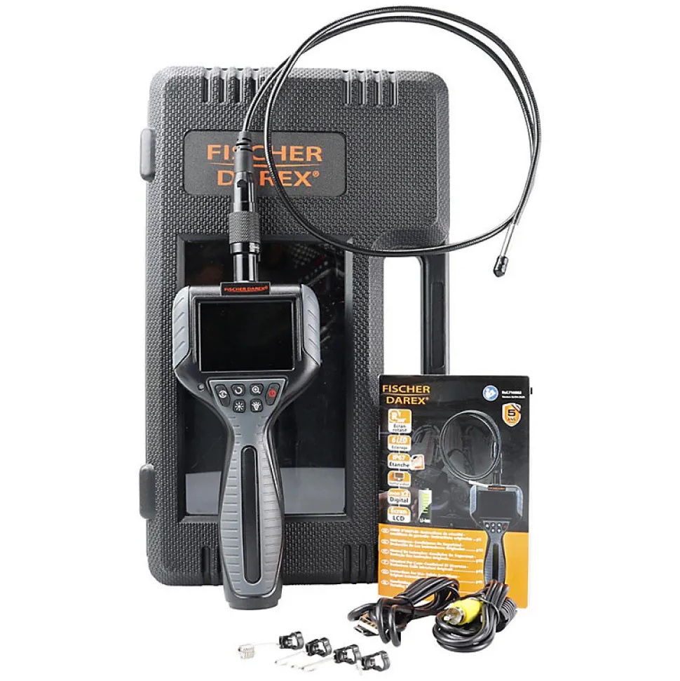 Caméra d'inspection vidéo - Endoscope professionnel pour inspection technique - Fischer Darex
