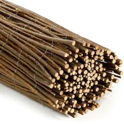 Canisse, brise vue occultant en osier naturel - 1.50 x 5 m - Linxor