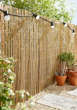 Canisse en bambou fendu couleur naturel L.3m x H.1 m