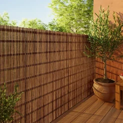 Canisse en osier Longueur 3m et Hauteur 1,2m