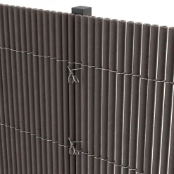 Canisse LOP PVC gris L.3 m x H1 m en Composite