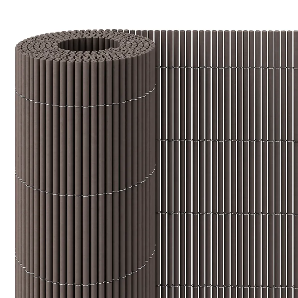 Canisse LOP PVC gris L.3 m x H.1,2 m