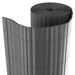 Canisse PVC Klikstrom l.3 x H.1m gris