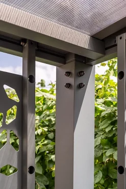 Carport aluminium Trigano - LIBECCIO + 5 claustras - 16 m²