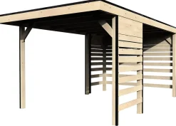 Carport bois avec toiture en voliges 16mm Decor et Jardin Taho