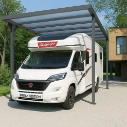Carport camping car - Toit monopente - Hegoa 25