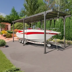 Carport camping car - Toit monopente - Hegoa 25