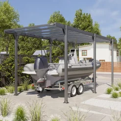 Carport camping car - Toit monopente - Hegoa 20