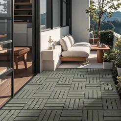 Carreaux à clipser WPC BAVARO PREMIUM - Antique 2.5 m²