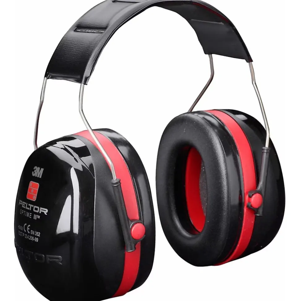 Casque antibruit serre-tête 3M PELTOR Optime III SNR 34 dB Noir Unique