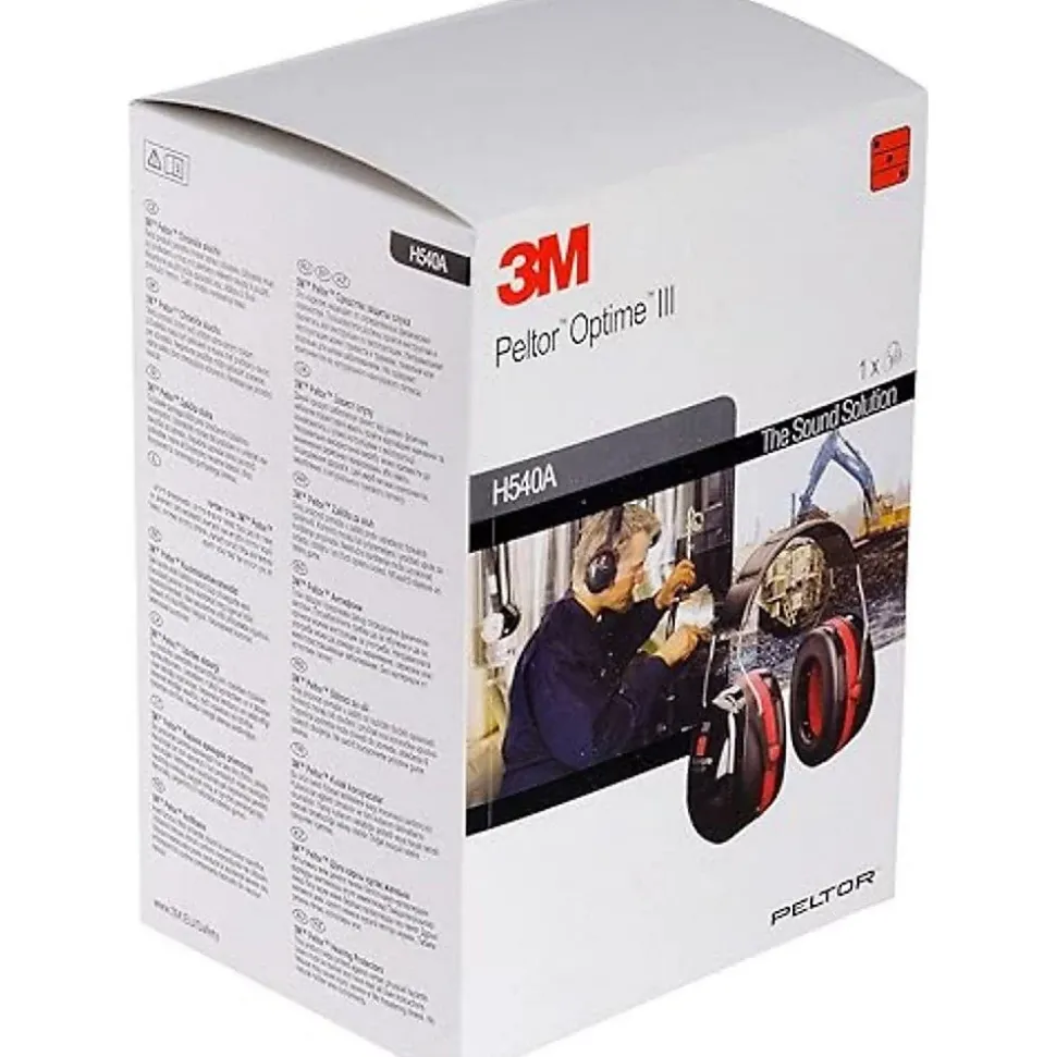 Casque antibruit serre-tête 3M PELTOR Optime III SNR 34 dB Noir Unique