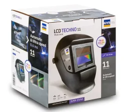 Casque de soudage LCD Techno 11 True Color noir - GYS 64997, protection UV/IR automatique