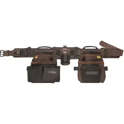 Ceinture porte-outils en cuir DEWALT DWST50113-1, 18 poches, rembourrée et réglable
