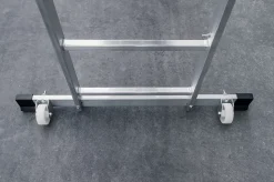 Échafaudage en aluminium DRABEST PRO, échelle 3 en 1, 2x7 marches, 1 pièce.