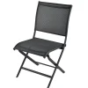 Chaise de jardin en aluminium graphite effet bbm Proloisirs Élégance