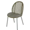 Chaise de jardin en aluminium crème Proloisirs Darius