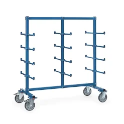 Chariot cantilever avec butées - Surface utile : 1600 x 800 mm - 4625AS