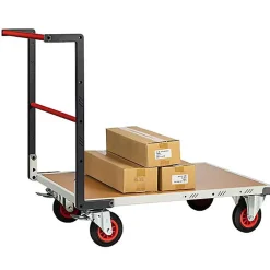 Chariot charge lourde - Plateau bois médium 16mm - Dimensions 850x495mm - Charge 400kg - 806721230