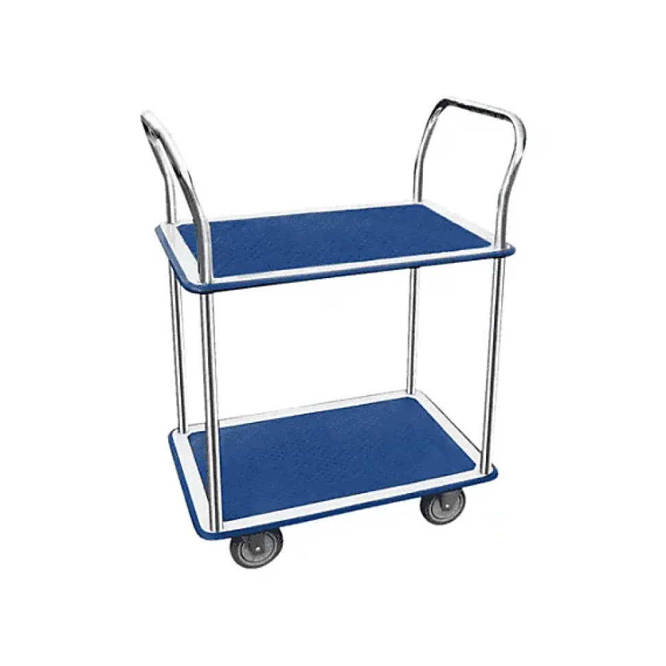 Chariot de Bureau avec 2 plateaux capacité 250 kg