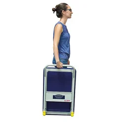Chariot de manutention pliable avec frein 500kg - Plateau 1240x790mm en acier renforcé - 805007348