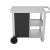 Chariot Deluxe pour plancha 2 et 3 brûleurs acier