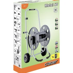 Chariot dévidoir sur roues vide metal 60 l.52,7 x H.88,3 x P.43 cm